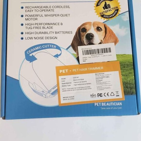 Professional Dog Hair Clipper and Grooming Kit - Picture 4 of 4